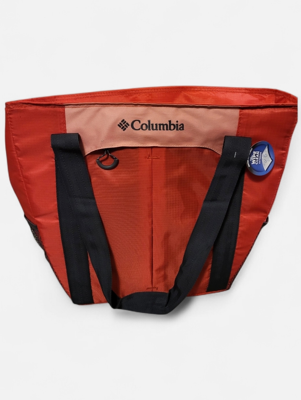 Columbia Red Duffel Tote with Black Straps